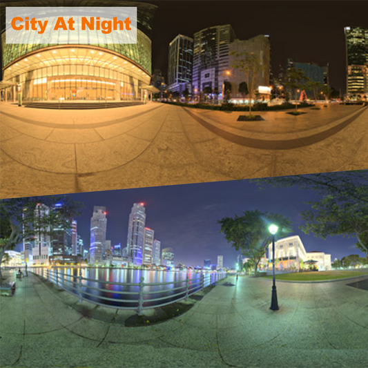 HDRI【No.03 DOSCH HDRI: City At Night】