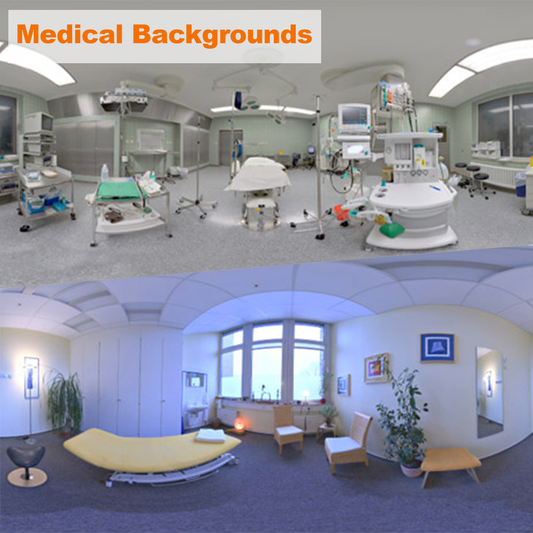 HDRI【No.11 DOSCH HDRI: Medical Backgrounds】