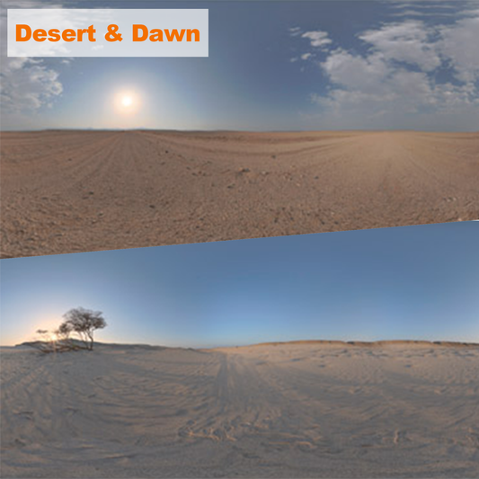 HDRI【No.05 DOSCH HDRI: Desert & Dawn】