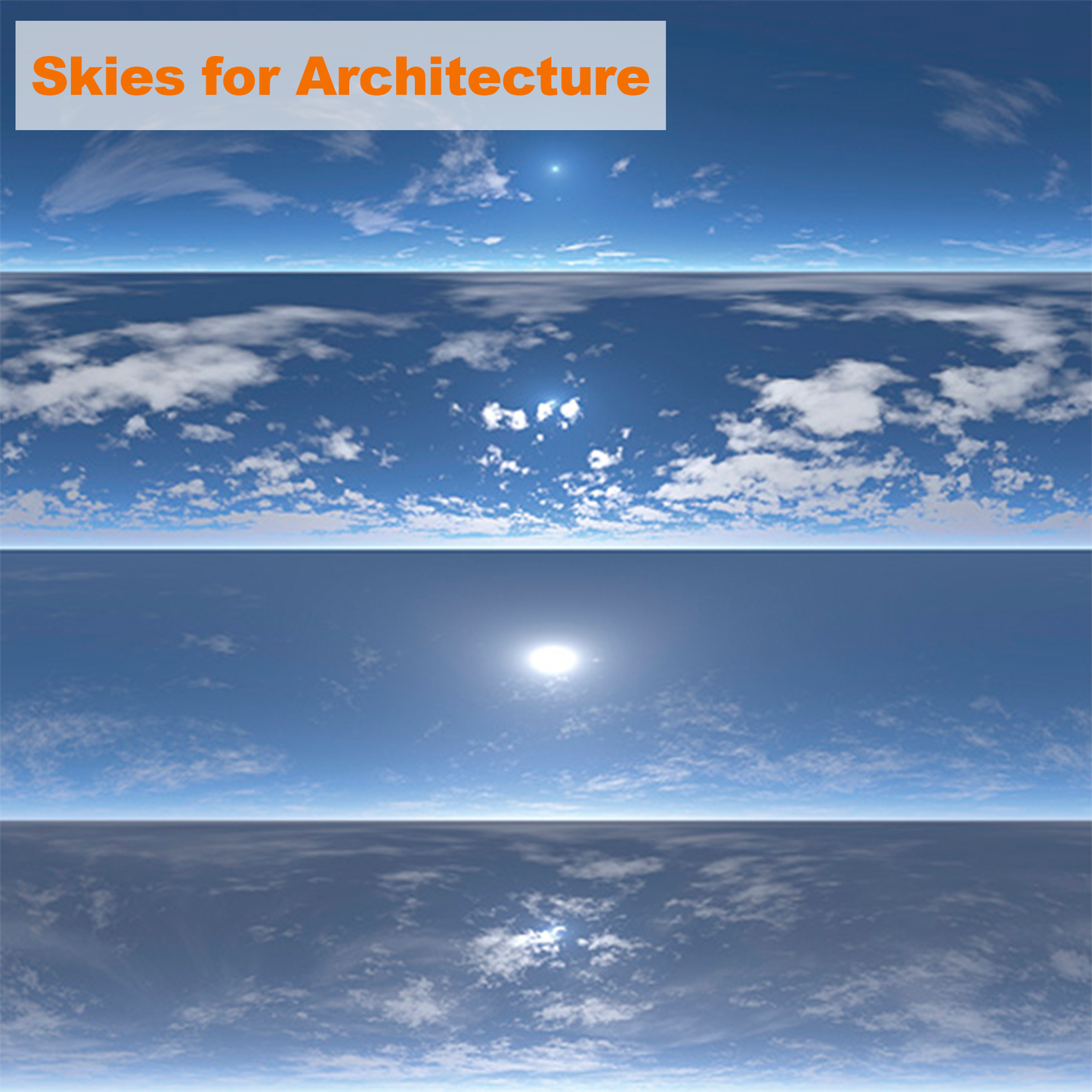 HDRI【No.65 DOSCH HDRI: Skies for Architecture】
